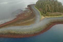 Heart shaped island, Port Chalmers, Alaska. Photo: NOAA.gov