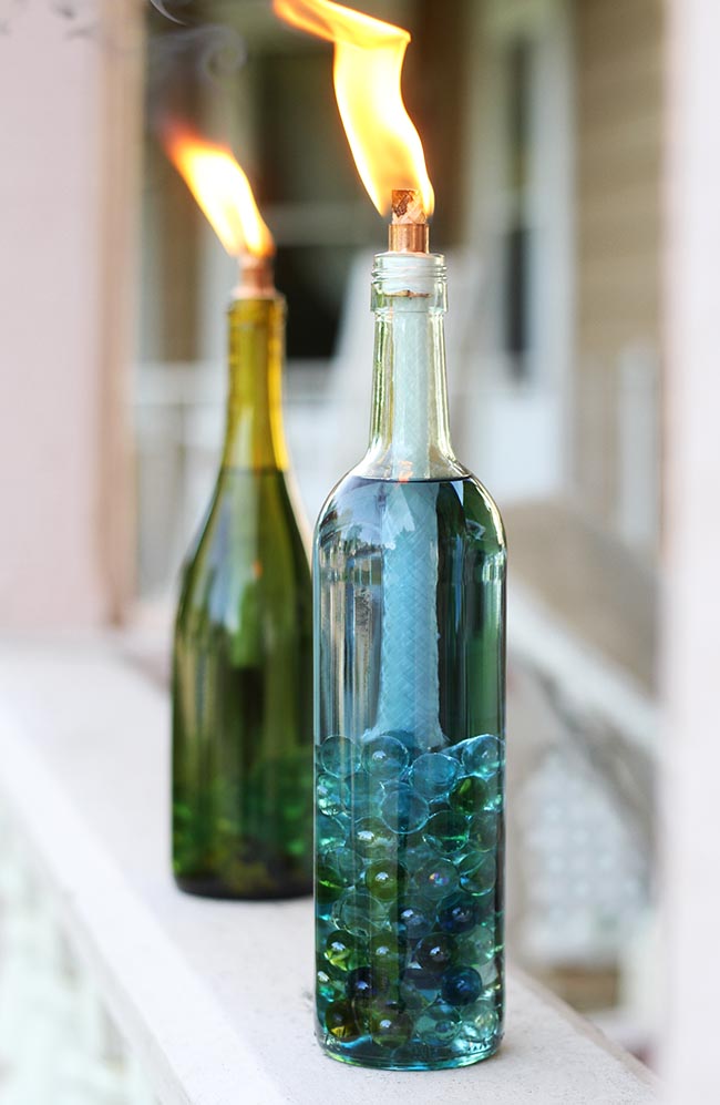 cintronella bottle candles