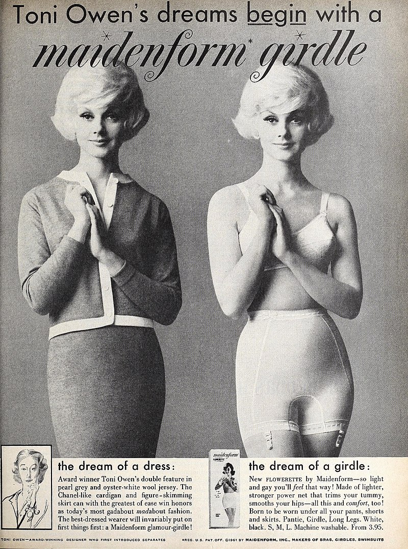 1970 MAIDENFORM SEXY WOMAN VANISHING BRA & SLIP Vintage Look Replica Metal  Sign